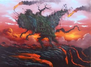 Fulvio Di Piazza, If I had the Tail, 2013, olio su tela, 30 x 40cm