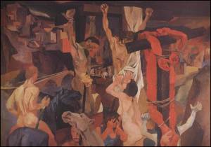 Guttuso, Crocefissione, 1942