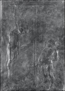 Giacomo Manzù, "il crocifisso e il generale", 1939-43