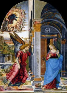 Luca Signorelli, Annunciazione, 1491,  Pinacoteca Civica, Volterra