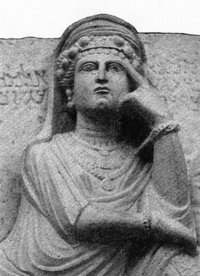 Zenobia_regina_di_Palmira, Damasco, Museo Archeologico Nazionale