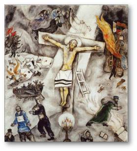 Marc Chagall. Crocefissione bianca, 1938